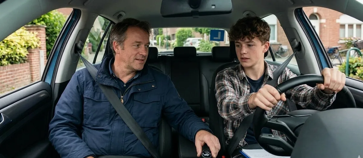 Illustratie bij: Leren rijden met begeleider (M36)