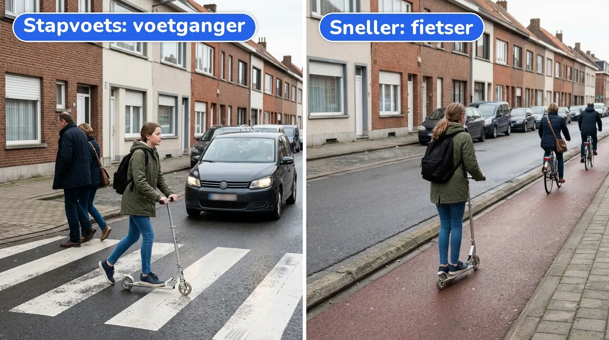 Illustratie bij: Niet-gemotoriseerd voortbewegingstoestel