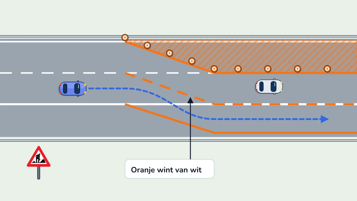 Illustratie bij: Wegenwerken