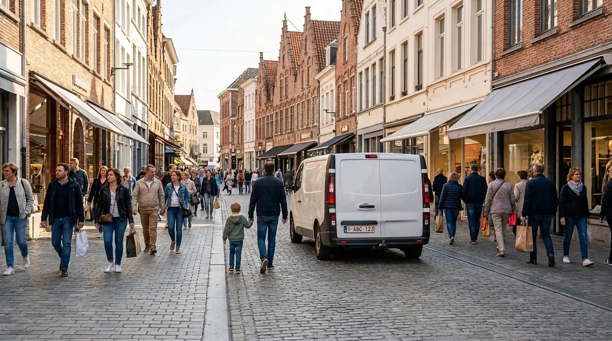 Illustratie bij: Voetgangerszone