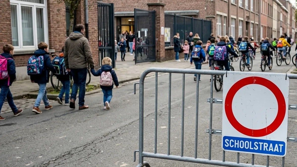 Illustratie bij: Schoolomgeving en schoolstraat