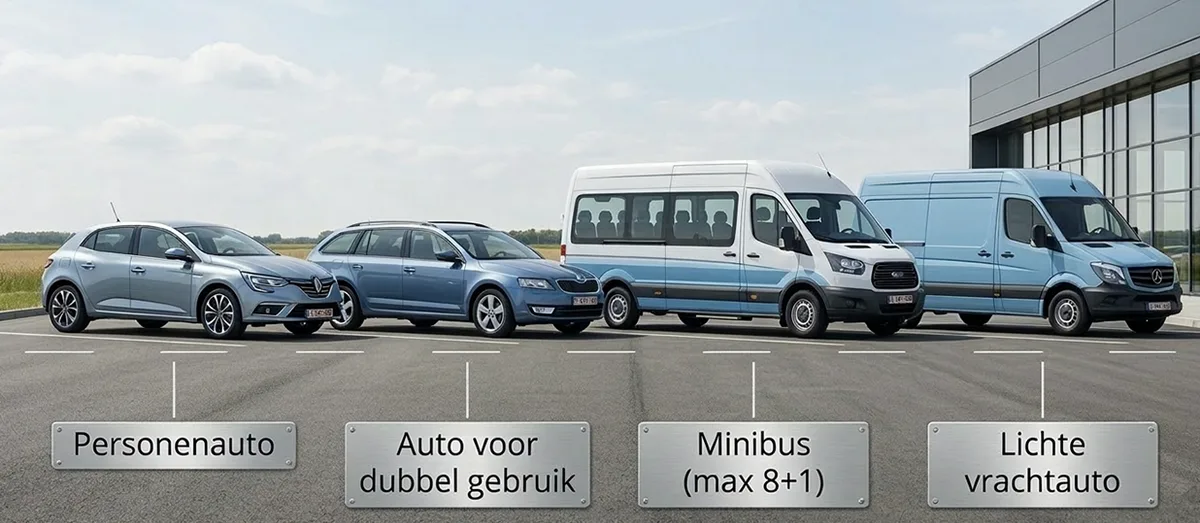 Illustratie bij: Welke voertuigen met rijbewijs B?