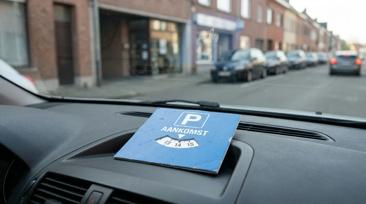 Illustratie bij: De blauwe zone en de parkeerschijf