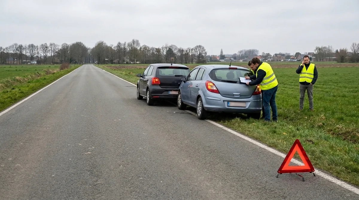 Illustratie bij: Bij een ongeval